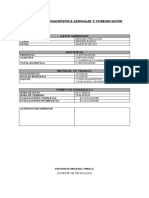 Evaluación Diagnóstica Lenguaje y Comunicación