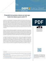 Policy Brief: Potentiel Du Tourisme Interne en Tant Que Levier de Relance Post Covid-19