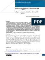 O Regime de Colaboração na Constituição e nas Leis entre 1988 e 2020