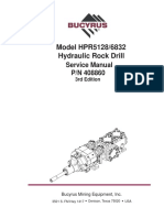 Model HPR5128/6832 Hydraulic Rock Drill: Service Manual P/N 408860