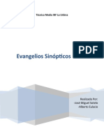 Evangelios Sinópticos: Resumen y Análisis