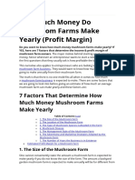 How Much Money Do Mushroom Farms Make Yearly (Profit Margin)