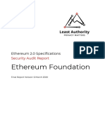 Ethereum 2.0 Specifications Security Audit Report