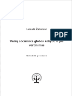 Vaiku Socialines Globos Kokybe Ir Jos Vertinimas