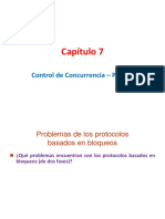 Capítulo 7: Control de Concurrencia - Parte 2