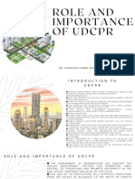 Role and Importance of UDCPR