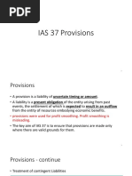 IAS 37 Provisions