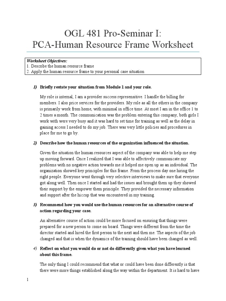 Ogl 481 - Clark HR Frame | Descargar gratis PDF | Human Resources ...