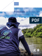 2021 Protocolo de Monitoreo: y Seguimiento Del Agua