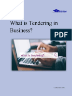 What Is Tendering in Business?: A Realizat Jurac Karina