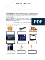 3º La Luz Fuentes Naturales y Artificiales 2