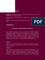 Derechos Humanos Declaración Universal