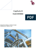 Flujo interno en tuberías: análisis de flujo laminar y turbulento