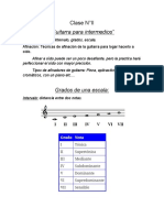 Clase N°II "Guitarra para Intermedios": Grados de Una Escala