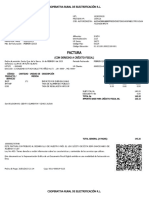 Factura: Cooperativa Rural de Electrificación R.L