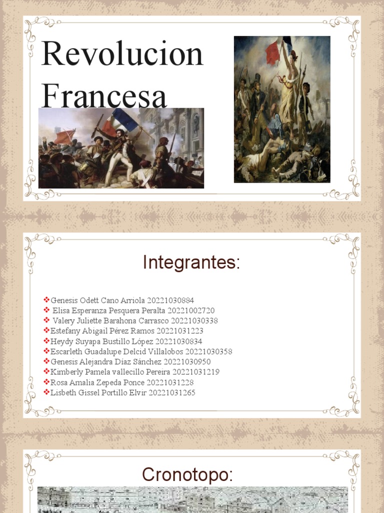 Aportes y consecuencias de la Revolución Francesa | PDF | Francia ...