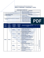 Area: Desarrollo Personal, Ciudadania Y Civica: Plan de Recuperación Del Servicio Educativo