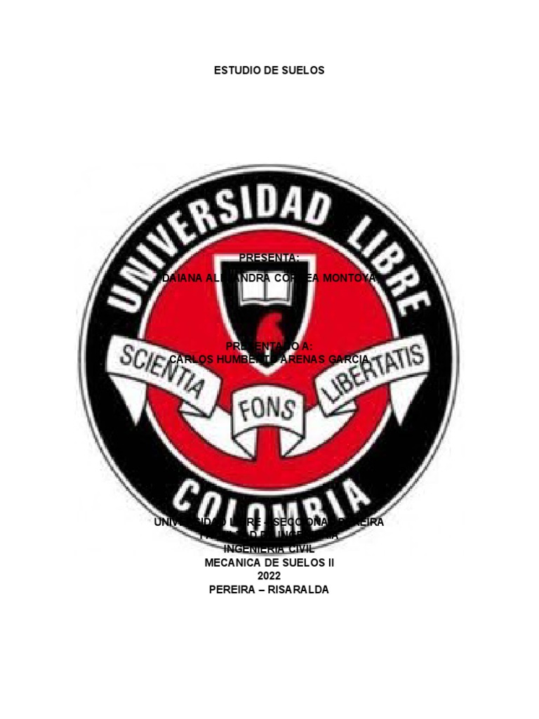 Estudio De Suelos Pdf Ingeniero Civil Suelo