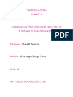 TALLER DE ALGEBRA - Docx Numero4