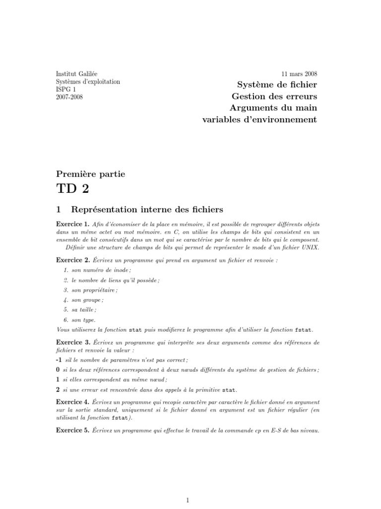 Gestion des fichiers et erreurs en C | PDF | Pointeur (programmation ...