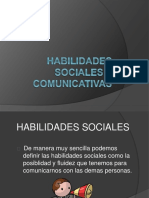 Habilidades Sociales y Comunicativas