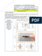 M.BOUDAHOU Fiche de L'expérience (Physique)