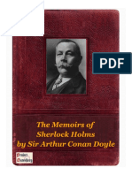 The Memoirs of Sherlock Holms by Sir Arthur Conan Doyle