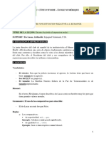 1-Situation D'Apprentissage: Tle Leçon 2 Fiche 2 Espagnol