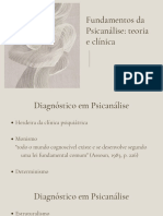 Fundamentos da Psicanálise e Diagnóstico Estrutural