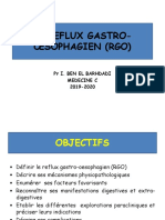 Le Reflux Gastro-Œsophagien (Rgo) : PR I. Ben El Barhdadi Medecine C 2019-2020