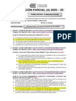 Evaluación Parcial (A) 2020 - 20: Asignatura