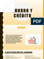 Ahorro y tipos de crédito