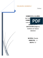 "Filosofía Moderna": (Tablas)