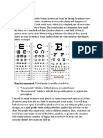 How It Is Measured: Visual Acuity Is Usually Recorded As