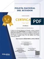 Certificado de Aprobación