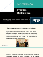 1er Seminario: Práctica Diplomática: Presentado Por: Yarinell Peguero, Miguel Garcia, Yuliana Soto