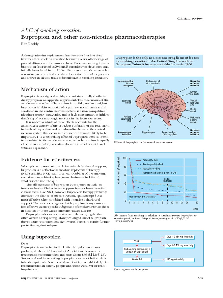 Bupropion and Other NonNicotine Pharmacotherapies PDF