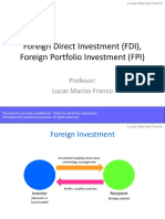 Week #9 - Foreign Direct Investment