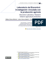 Laboratorio de Biocontrol: Investigación Vinculada Con La Producción Agrícola