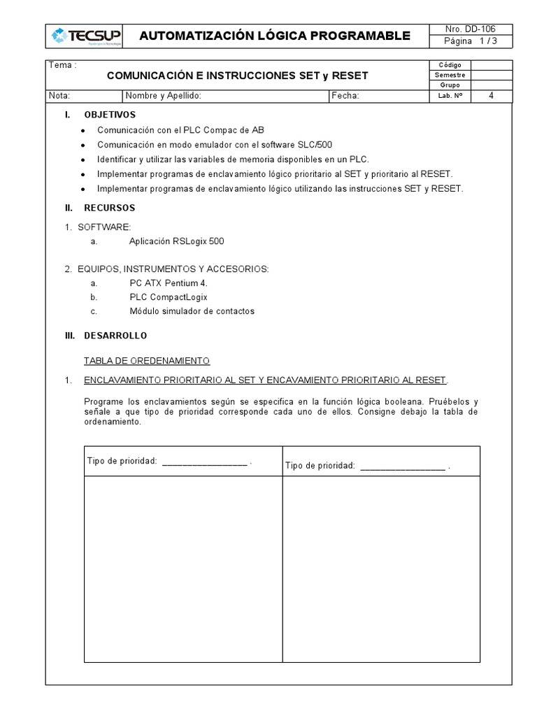 Lab 04 05 comunicaci n set y reset grupo a pdf ingenier a de
