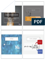 Basics of Venous Blood Analysis - SLIDES