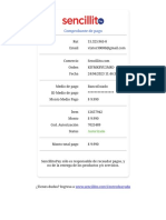 Comprobante de Pago: Autorizada