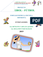 Proyecto de Voleibol y Fútbol Moho 2019