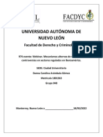 974 Evento - Webinar Mecanismos Alternos de Solución de Controversias en Sectores Regulados en Iberoamerica