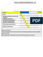 Cronograma de aulas de Licenciatura em Matemática S2H