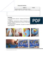 Actividad:: OBJETIVO: Elaborar Maqueta de Planisferio, Identificando Océanos