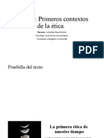 Sesión 2 - Primeros Contextos de La Ética