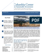 Investment Law and Extractives - Briefing Note - 1