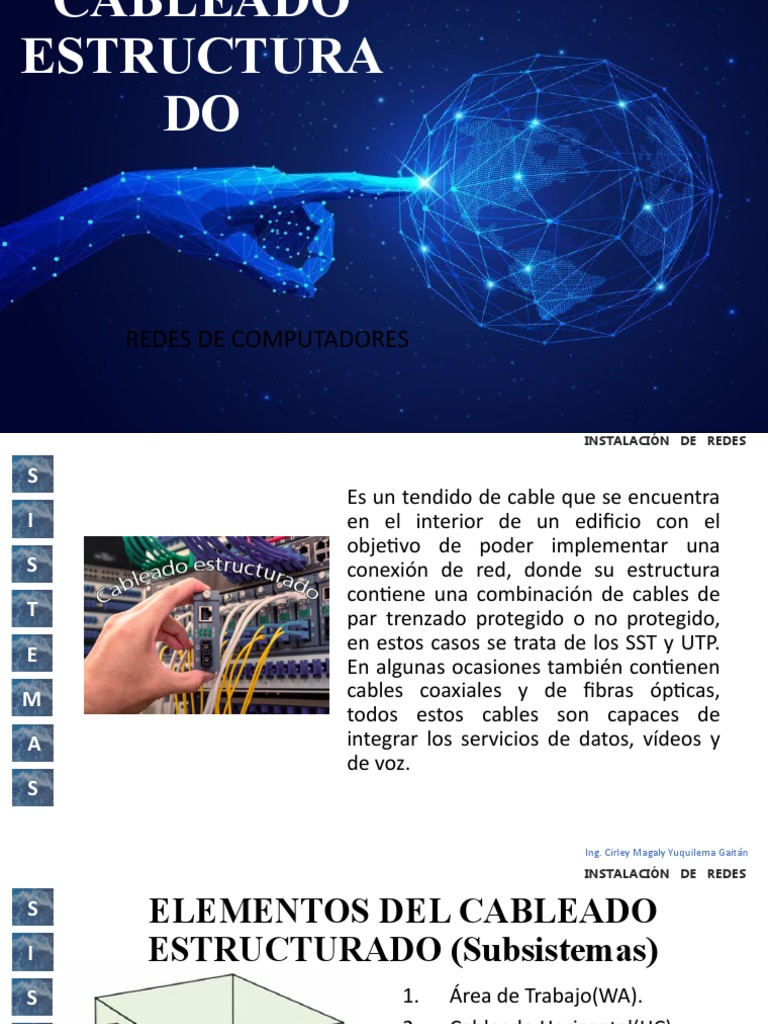 Cableado Estructurado | PDF | Cable coaxial | Redes de computadoras