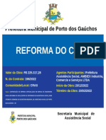 Prefeitura Municipal de Porto Dos Gaúchos: Reforma Do Cras